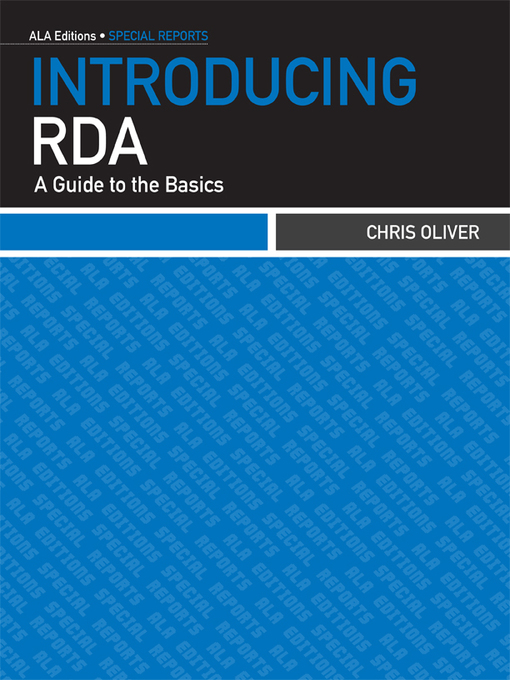 Title details for Introducing RDA by Chris Oliver - Available